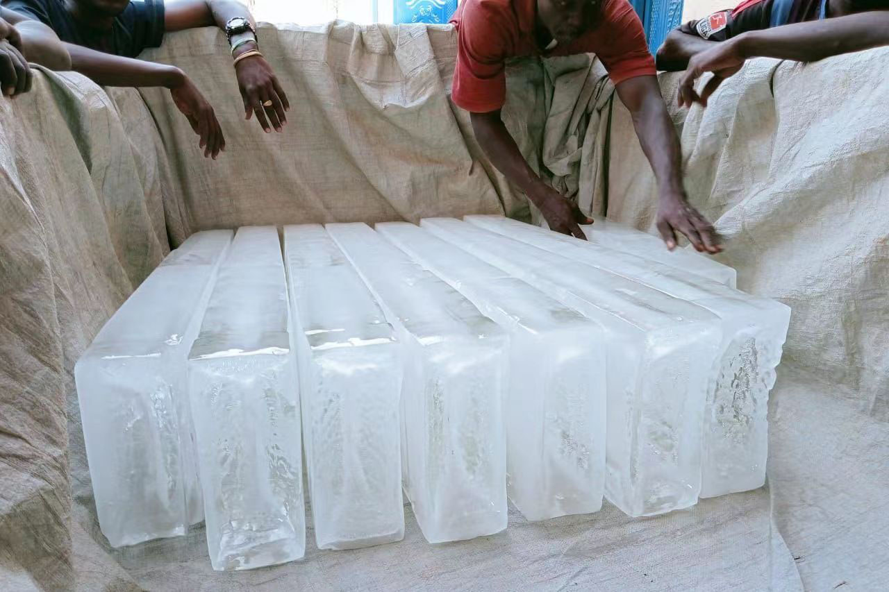 The ice making project in Somalia